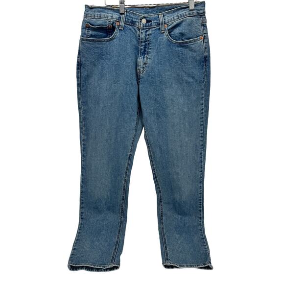 Levi's 511 Jeans Mens 34x34 (33x33 ACTUAL) Slim Fit Blue Denim Faded Wash - Picture 2 of 9